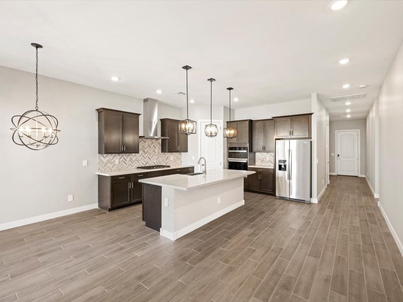 Furnished interior view inside a new home in White Tank Foothills Reserve Series, Waddell (Image 3).