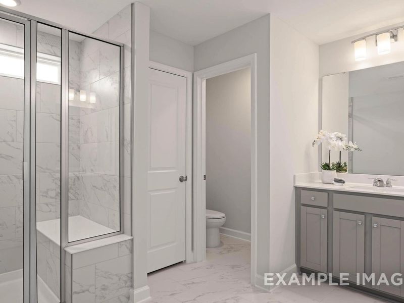 Furnished interior view inside a new home in Gregory Village Townhomes, Lillington (Image 12).