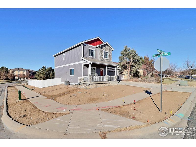 Exterior details and patio area of a home in , Evans (Image 3).