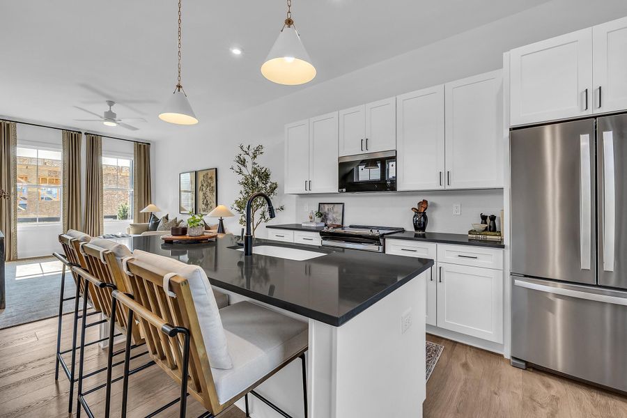 Furnished interior view inside a new home in BelleWether, Chattanooga (Image 2).
