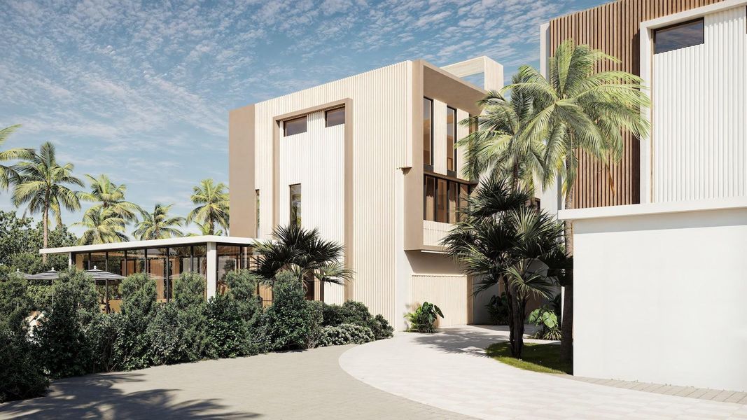 Front exterior of a new home in , Fort Lauderdale, FL, highlighting curb appeal (Image 20).