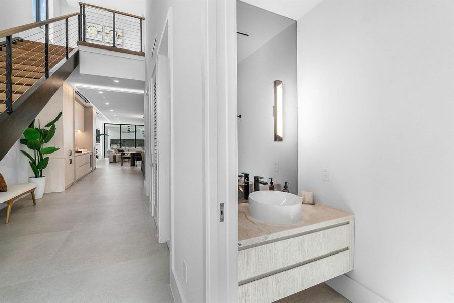 Furnished interior view inside a new home in , Delray Beach (Image 15).