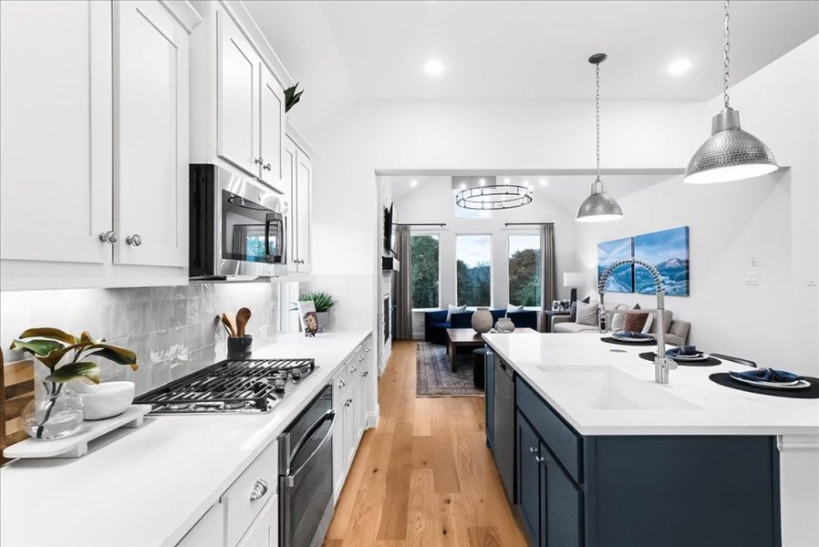 Furnished interior view inside a new home in Sutton Fields, Celina (Image 8).