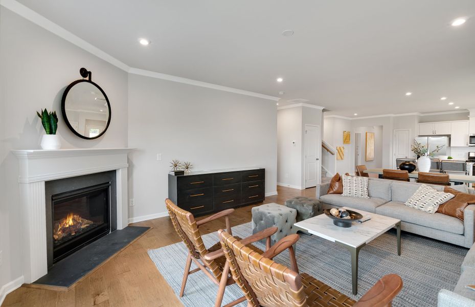 Representative furnished interior of a home built from the Rosemont by Pulte Homes in Bennett Park, Grayson (Image 54).