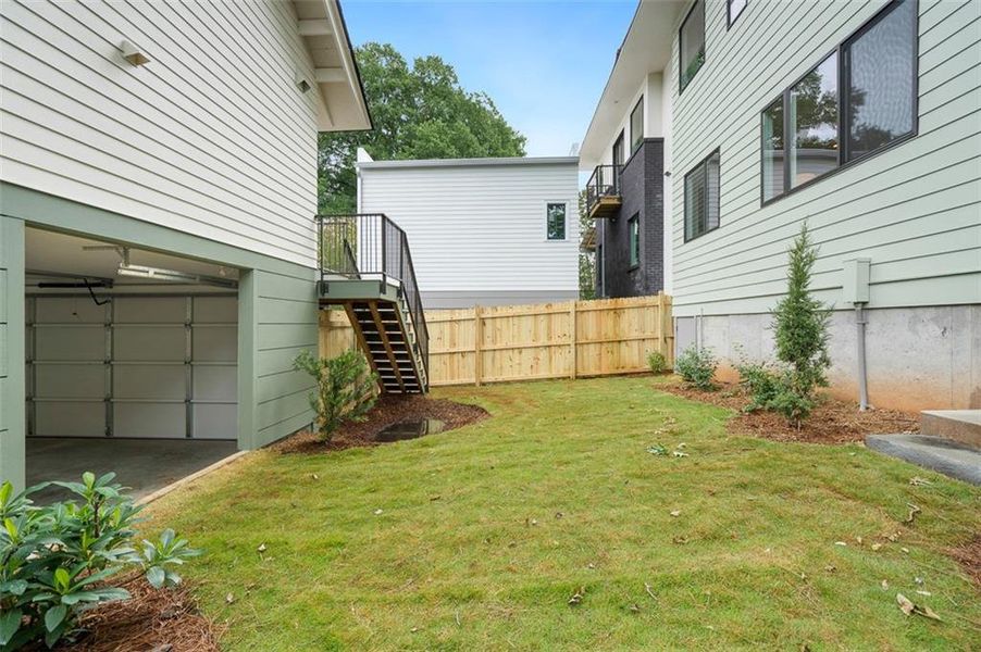 Exterior details and patio area of a home in , Atlanta (Image 30).