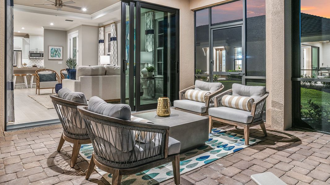 Representative furnished interior of a home built from the Arezzo by Taylor Morrison in Esplanade at Azario Lakewood Ranch, Lakewood Ranch (Image 5).
