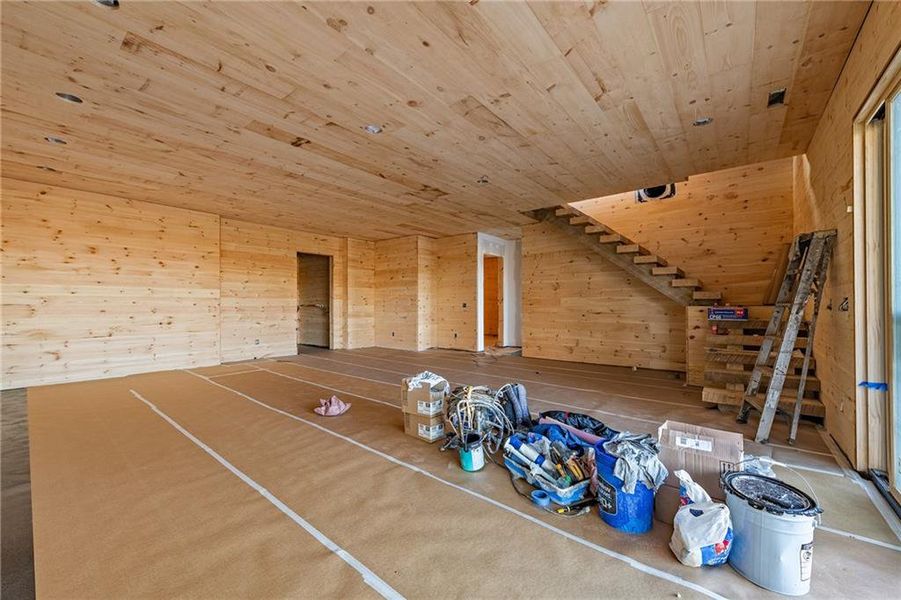 In-progress construction of a new home in , Blue Ridge, GA (Image 20).