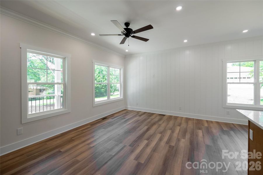 Spacious, unfurnished interior of a new home in , Huntersville (Image 21).