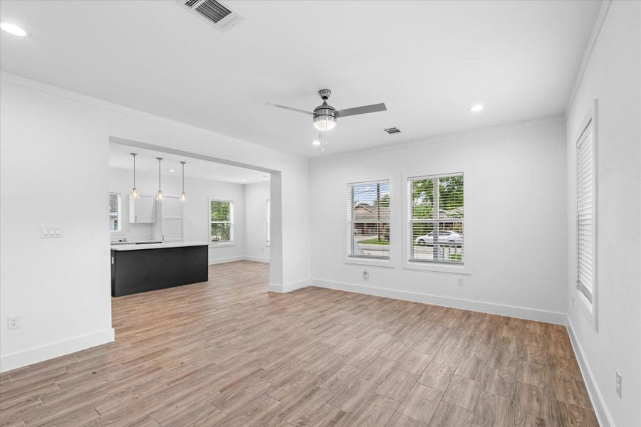 Another view of the living room. Another view of the living room.