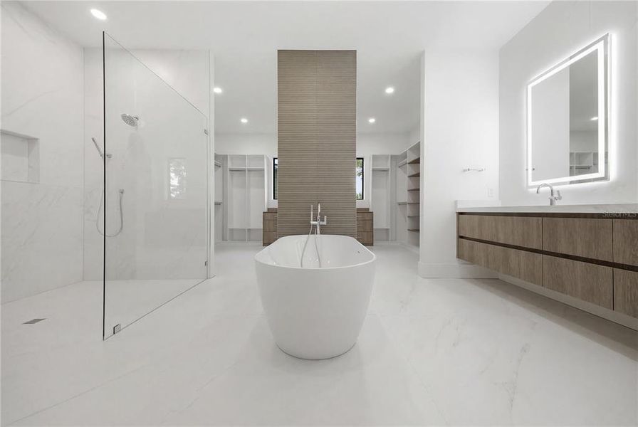 Furnished interior view inside a new home in , Tampa (Image 46).