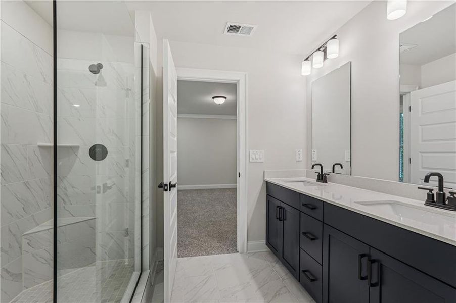 Furnished interior view inside a new home in Hemingway - Reserve Series, Cumming (Image 17).