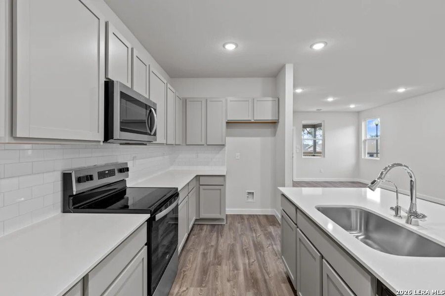 Furnished interior view inside a new home in Summerlin, San Antonio (Image 8).