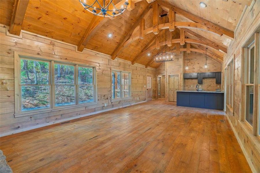 In-progress construction of a new home in , Cherry Log, GA (Image 13).