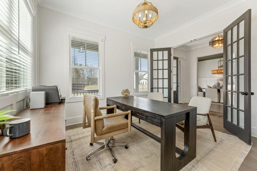 Furnished interior view inside a new home in Arden on Lanier, Cumming (Image 13).
