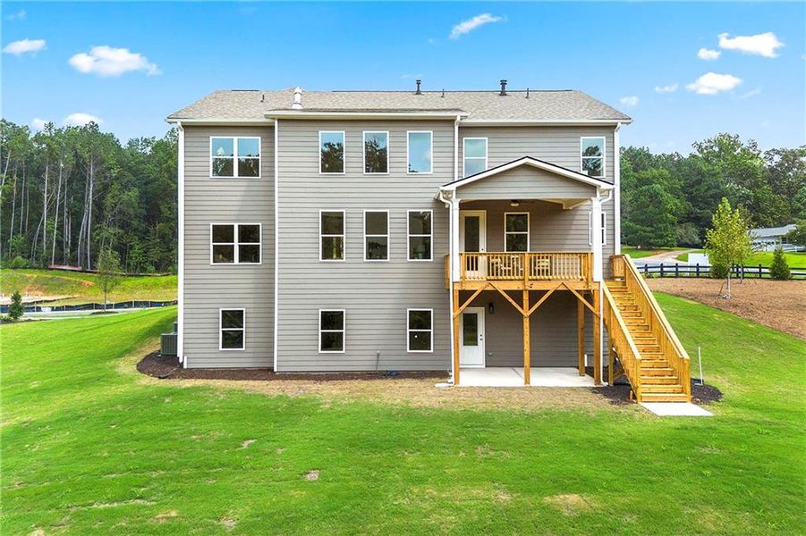 Front exterior of a new home in Sterlington, Canton, GA, highlighting curb appeal (Image 25).