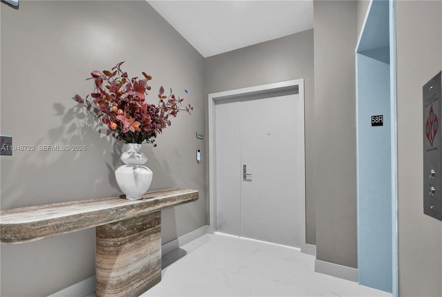 Furnished interior view inside a new home in , Miami (Image 44).