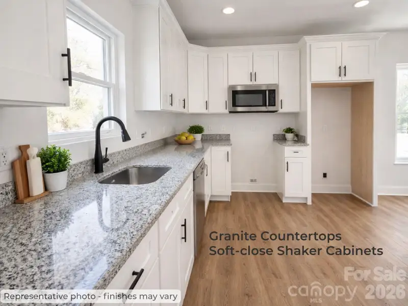 Furnished interior view inside a new home in , Albemarle (Image 2).