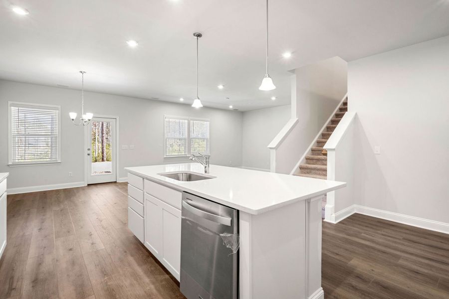 Furnished interior view inside a new home in Waterways, Richmond Hill (Image 11).