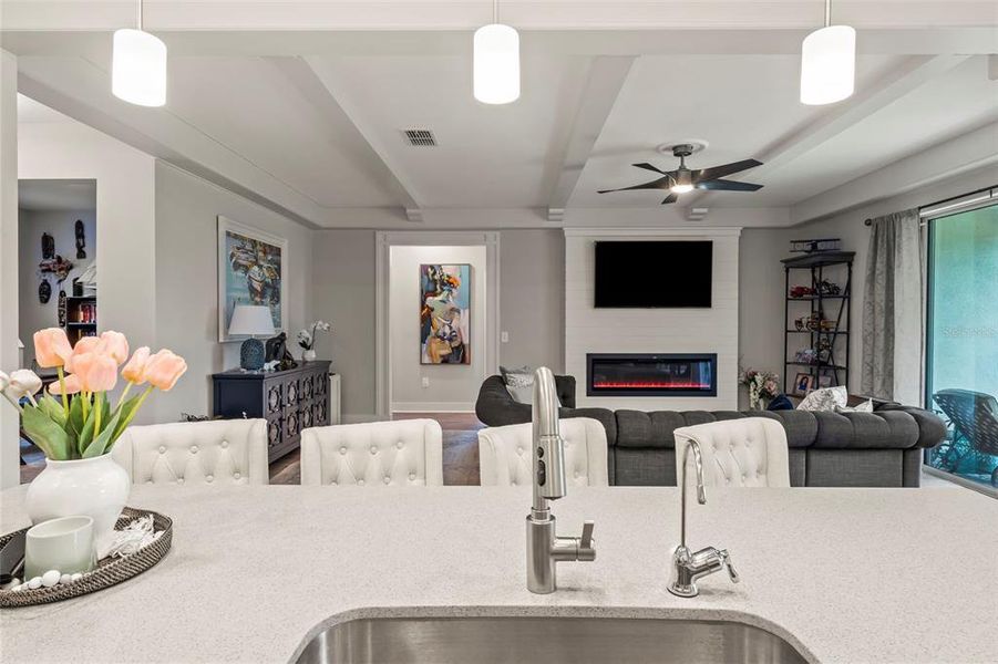 Furnished interior view inside a new home in , North Port (Image 3).