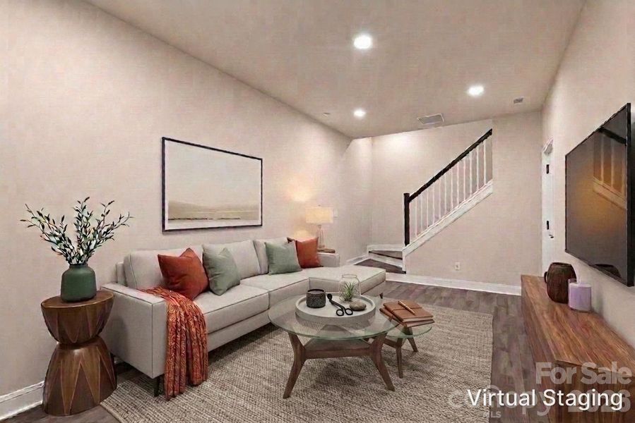 Furnished interior view inside a new home in , Asheville (Image 15).