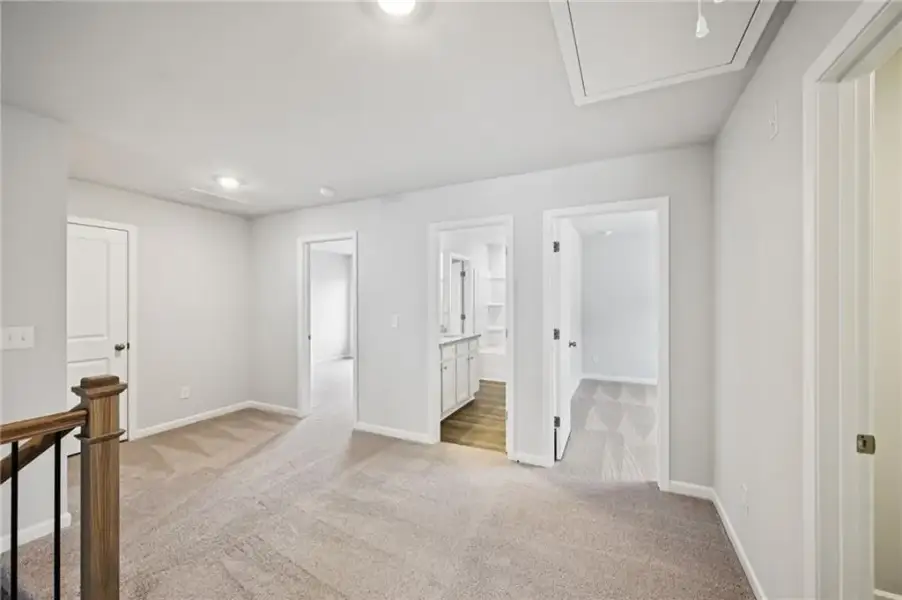 Spacious, unfurnished interior of a new home in The Hills at Cedar Creek, Winder (Image 43).