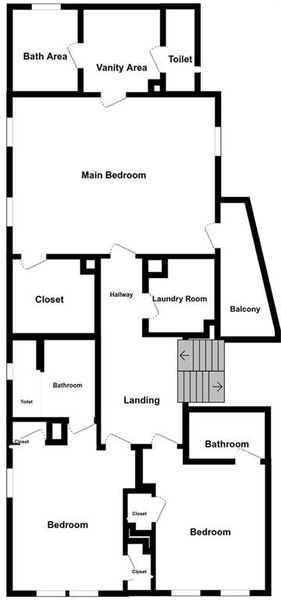 2D floor plan layout of this home in , Scottdale, GA (Image 4).
