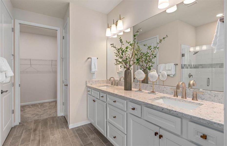 Furnished interior view inside a new home in Del Webb Sunbridge, St. Cloud (Image 25).