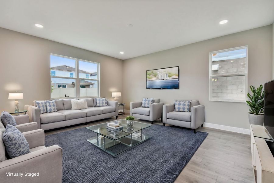 Family Room -Virtually Staged Family Room -Virtually Staged