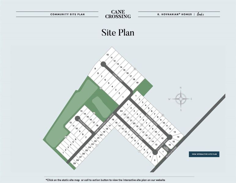 Spacious lots up-to 1 acre!