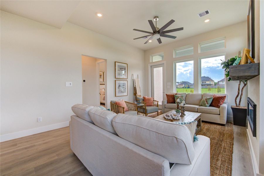 Furnished interior view inside a new home in Jordan Ranch, Katy (Image 27).