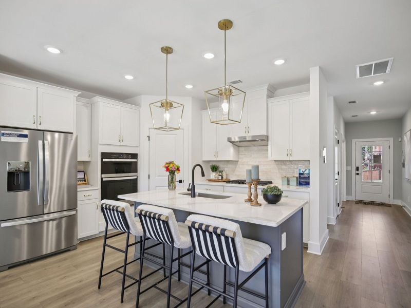 Skip takeout and prep dinner in the well-appointed kitchen.