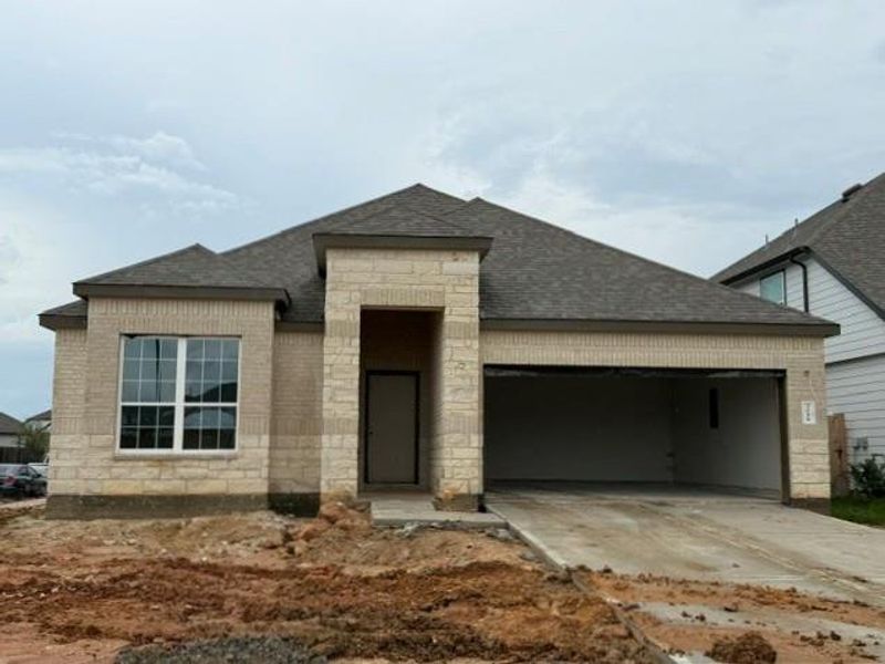 In-progress construction of a new home in Bluestem, Brookshire, TX (Image 23).