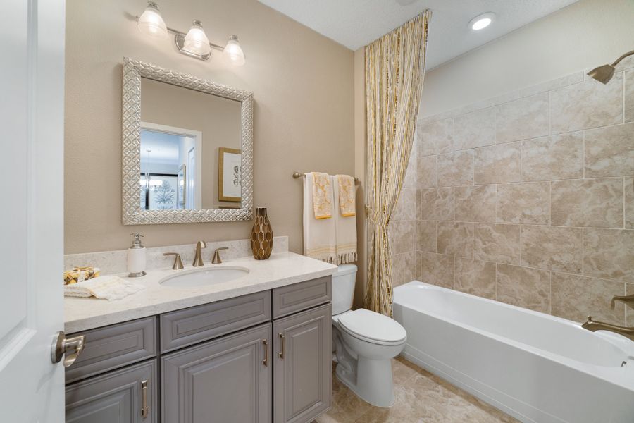 Furnished interior view inside a new home in Gatherings® of Lake Nona, Orlando (Image 15).