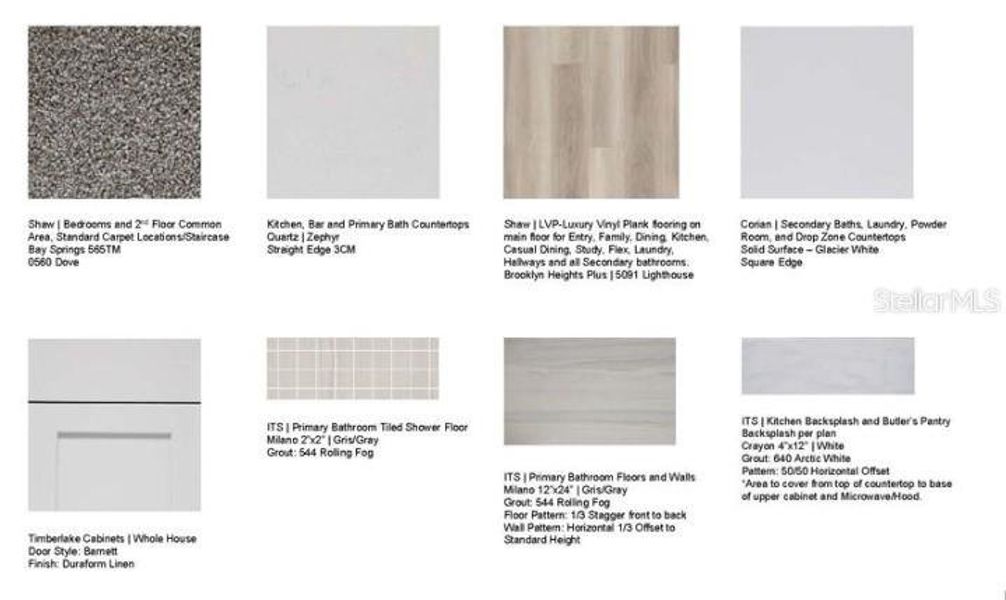 Sample of building materials used in homes in Skye Ranch Community Group Page, Sarasota (Image 16). Sample of building materials used in homes in Skye Ranch Community Group Page, Sarasota (Image 16).