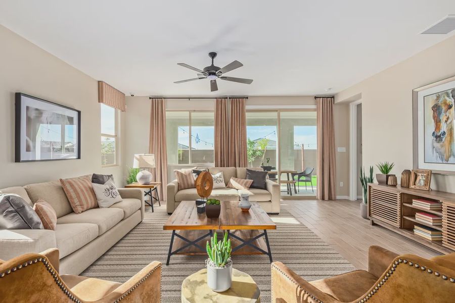 Representative furnished interior of a home built from the 2028 by Elliott Homes in Camilo at Santana, Yuma (Image 10).