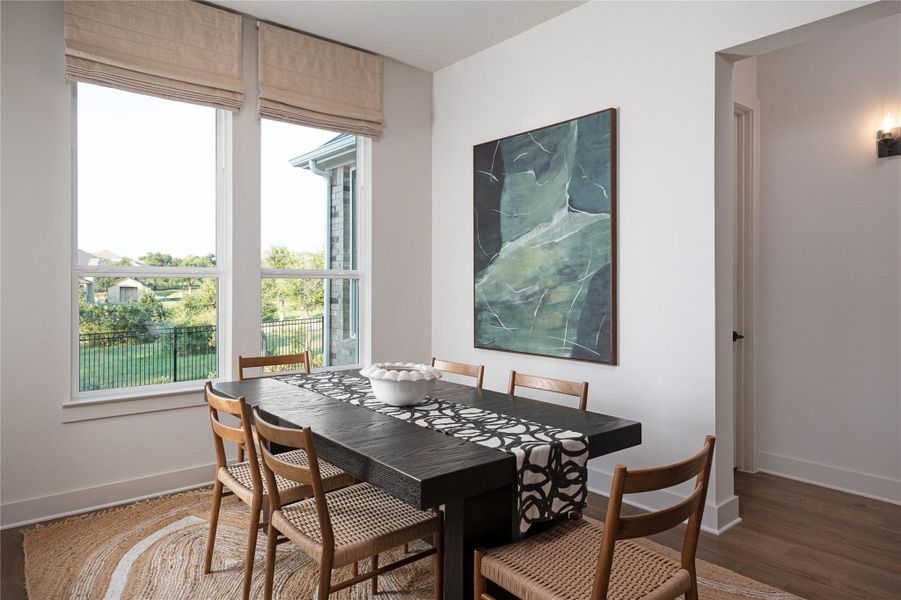 Furnished interior view inside a new home in Provence, Austin (Image 14).