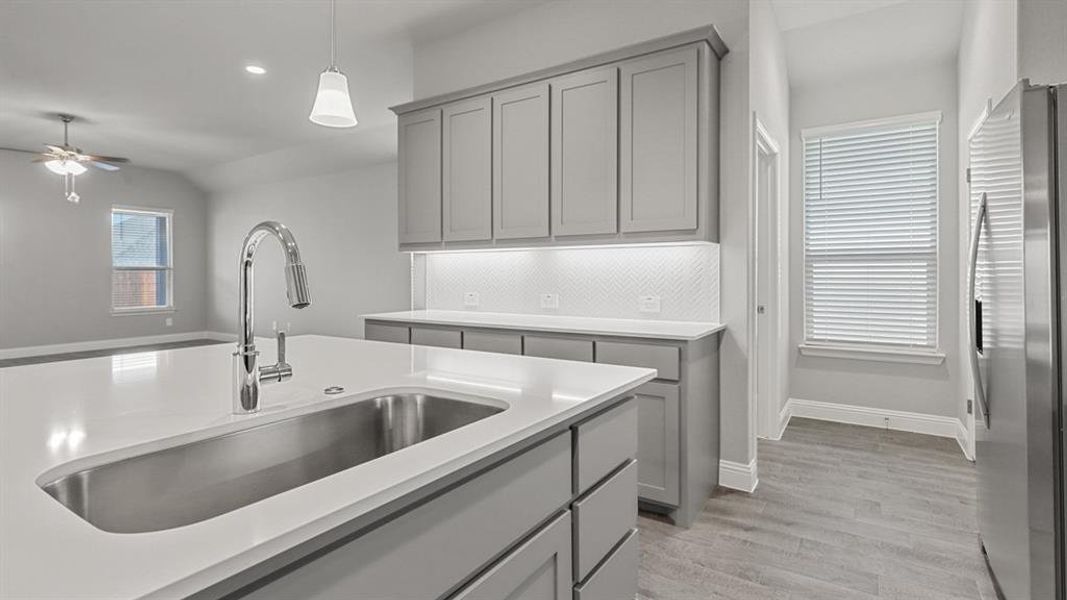 Furnished interior view inside a new home in Treeline, Justin (Image 7).