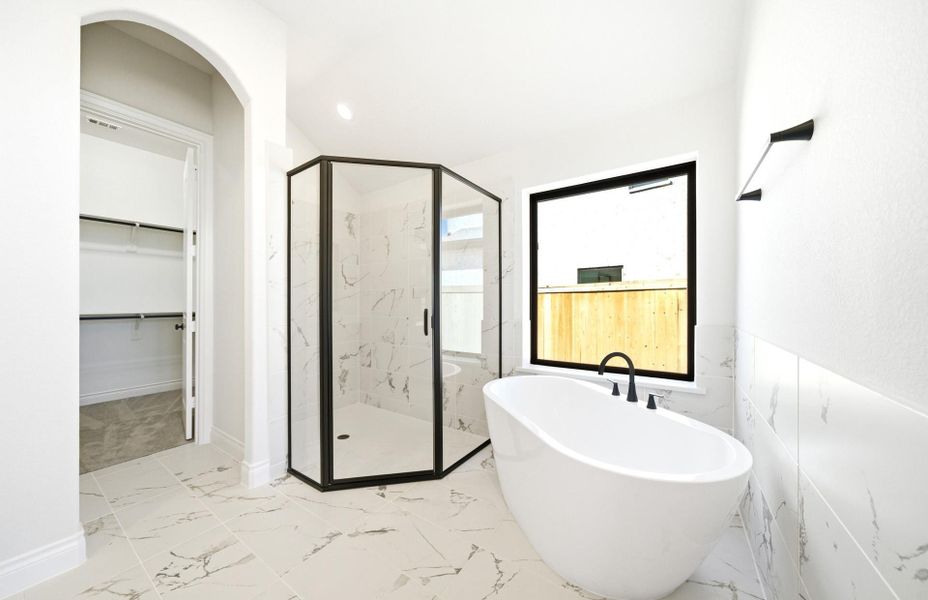 Furnished interior view inside a new home in Bridgeland 60′, Cypress (Image 6).