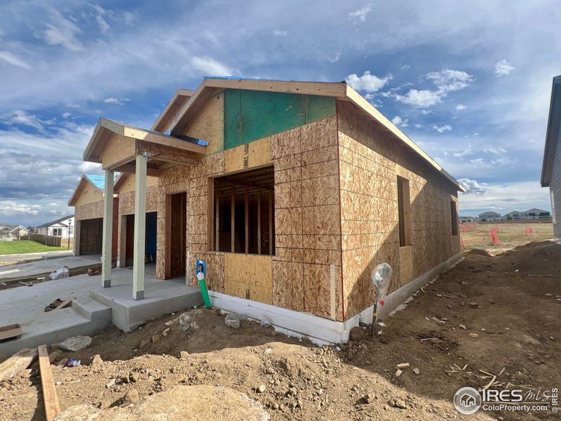 In-progress construction of a new home in Sage Meadows, Wellington, CO (Image 13).