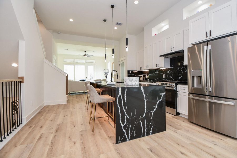 Furnished interior view inside a new home in , Houston (Image 6).
