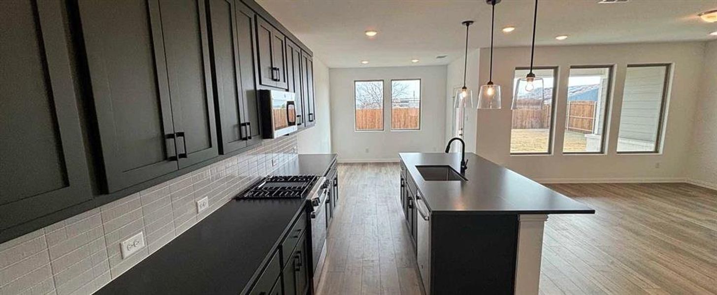 Kitchen Construction Progress featuring the Rosemary Collection