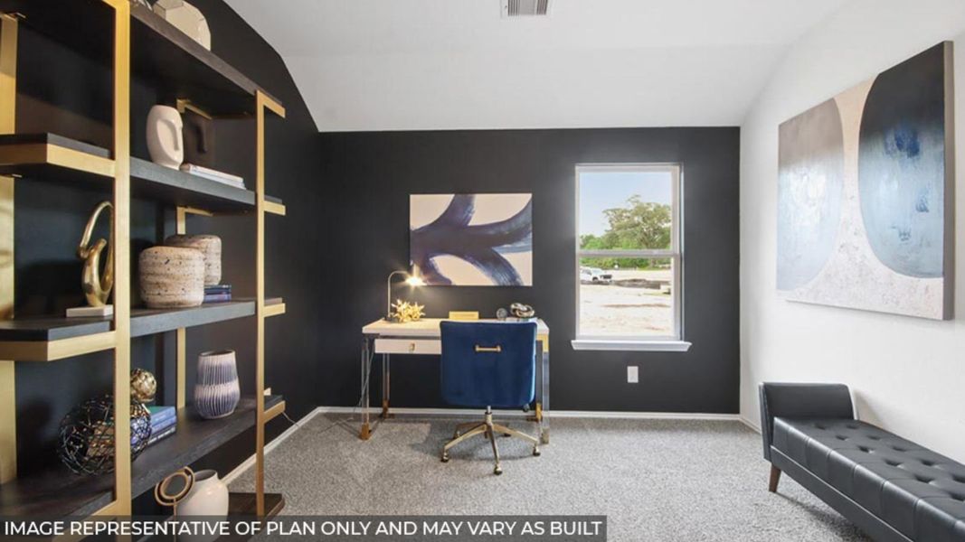 Furnished interior view inside a new home in Sunterra, Katy (Image 16).