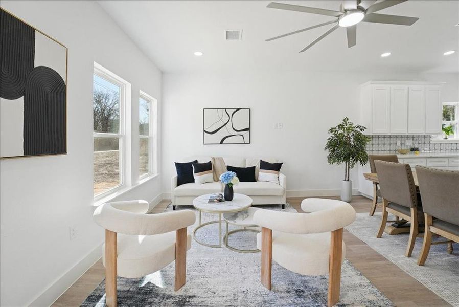 Furnished interior view inside a new home in , Mabank (Image 6).