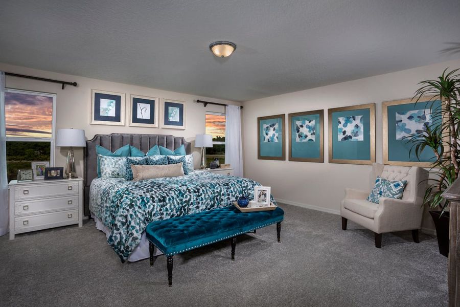 Representative furnished interior of a home built from the 2107 by KB Home in Gardens at Waterstone I, Palm Bay (Image 7).
