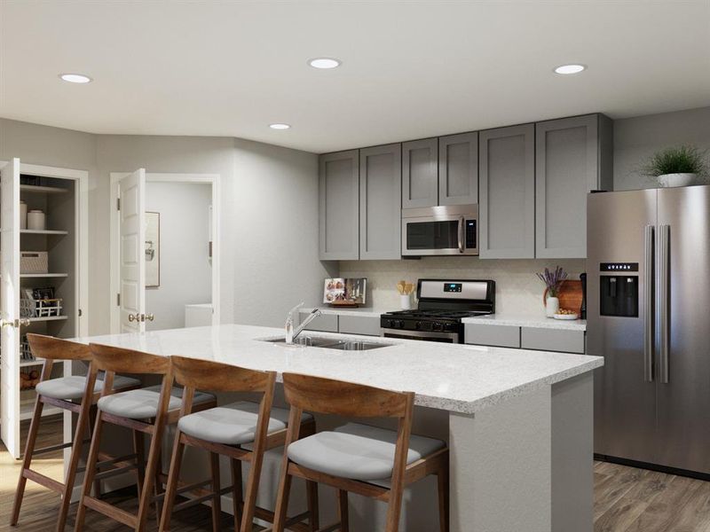 Furnished interior view inside a new home in Deer Creek, Fort Worth (Image 6).