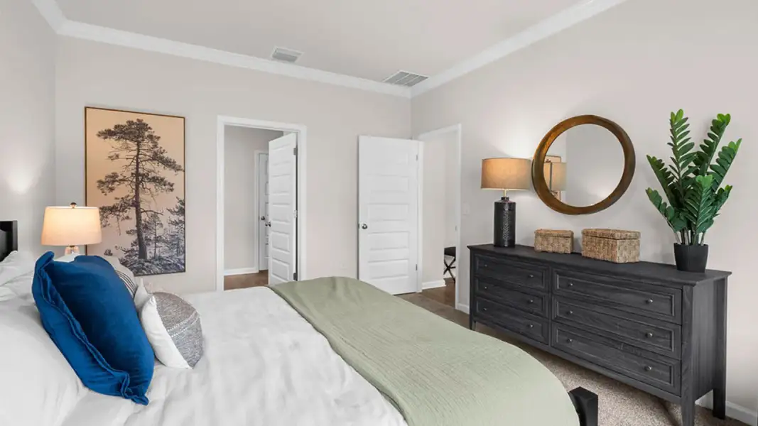 Furnished interior view inside a new home in Abilene Acres, Tallahassee (Image 33). Furnished interior view inside a new home in Abilene Acres, Tallahassee (Image 33).