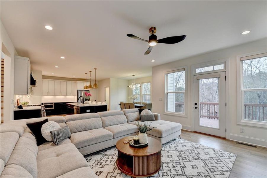 Furnished interior view inside a new home in , Woodstock (Image 20).