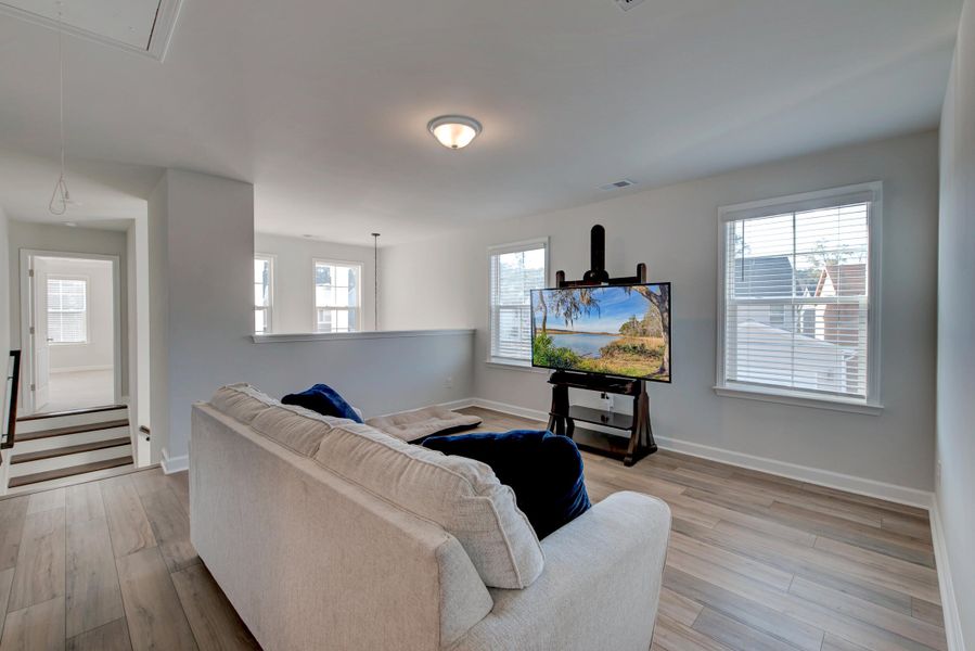 Furnished interior view inside a new home in Six Oaks, Summerville (Image 50). Furnished interior view inside a new home in Six Oaks, Summerville (Image 50).