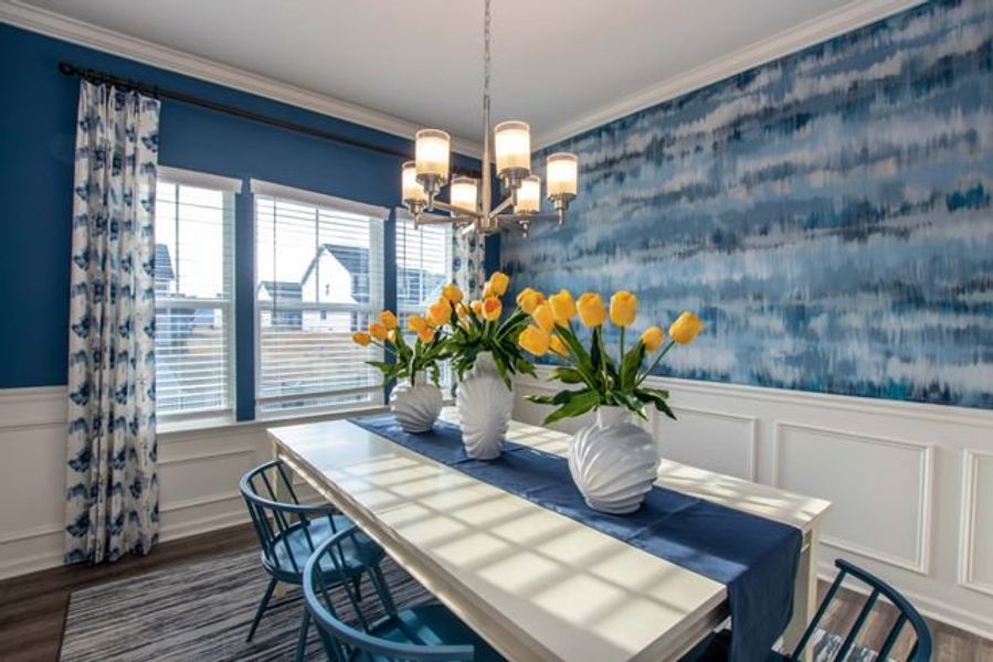 Representative furnished interior of a home built from the Bedford by True Homes in Huntington Hills, Lincolnton (Image 18).
