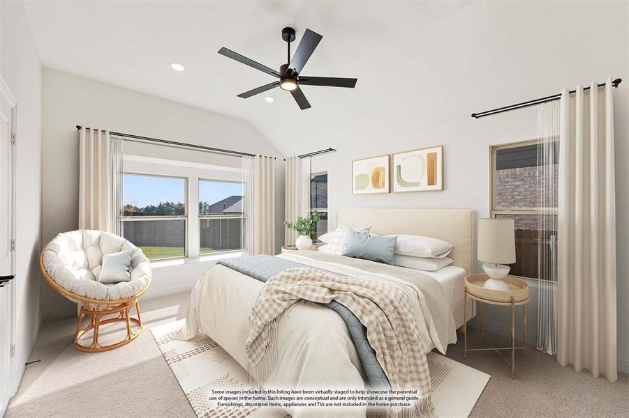 Furnished interior view inside a new home in Willow Wood Classic 60, McKinney (Image 7).